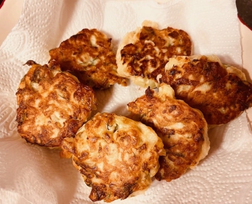Chef Ofer's Cauliflower Fritters
