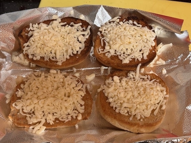 cover with grated cheese
