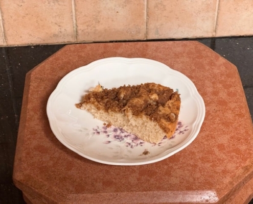 Sour cream crumb cake