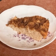 Sour cream crumb cake