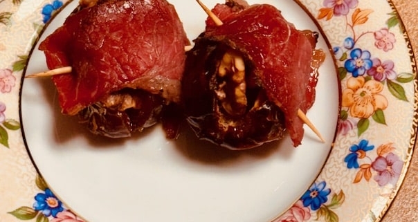 Pastrami Wrapped Dates