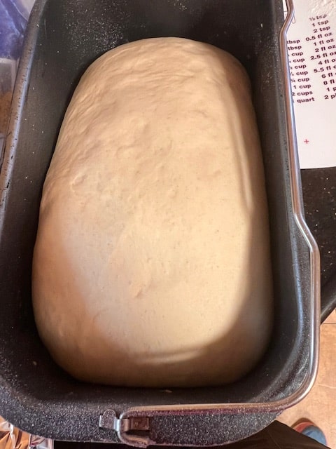 dough is doubled in bulk