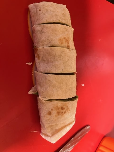 slice into same size bites