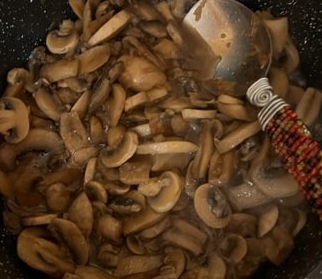 sauteed onion and mushrooms