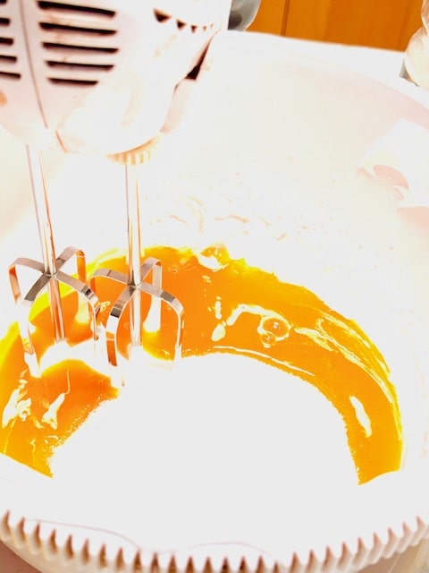 egg yolks and sugar