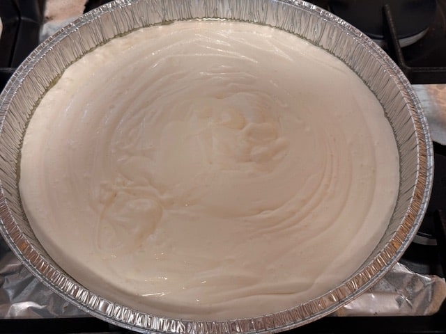 Pour into oiled pans