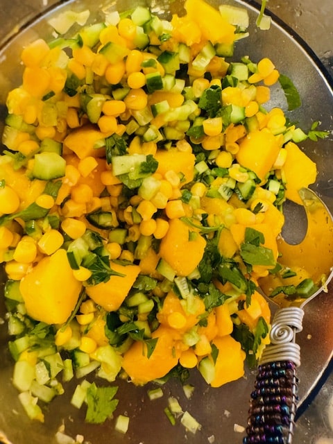 mango salsa with corn
