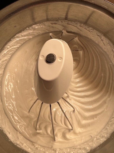 aaand you got it, not quite a meringue but close