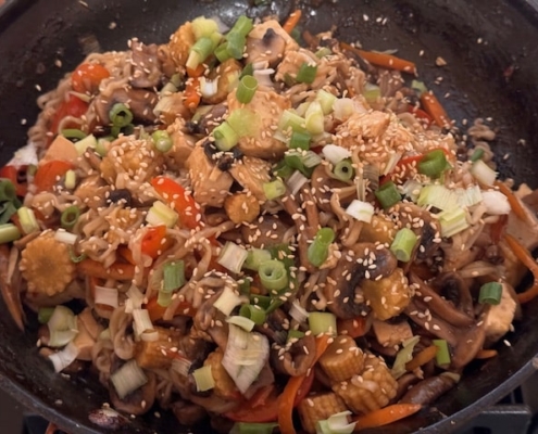Vegetarian Stir Fry with Tofu
