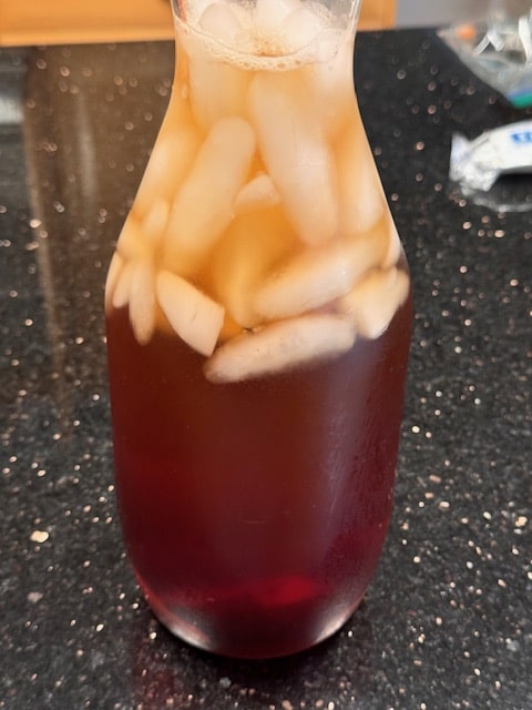 the finished iced tea