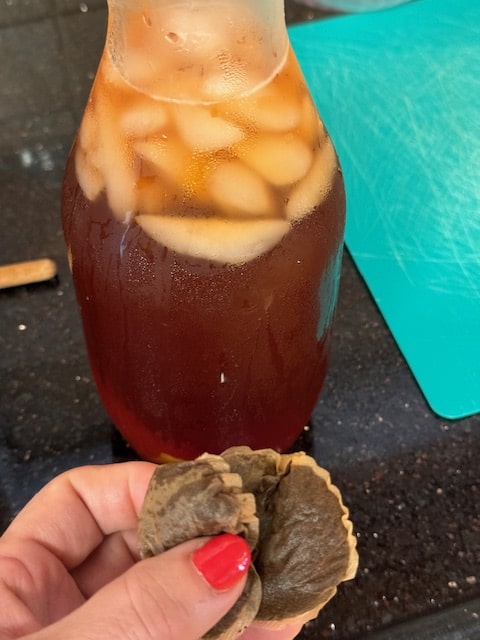 fish out the tea bags