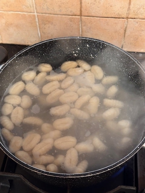 gnocchi floating to the surface