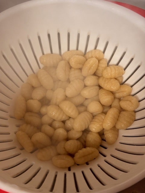 drain the gnocchi