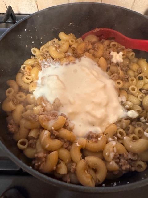 add mayo and soy cream/yogurt