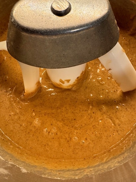 slightly thick batter