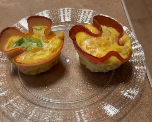 Salami and Egg Cups