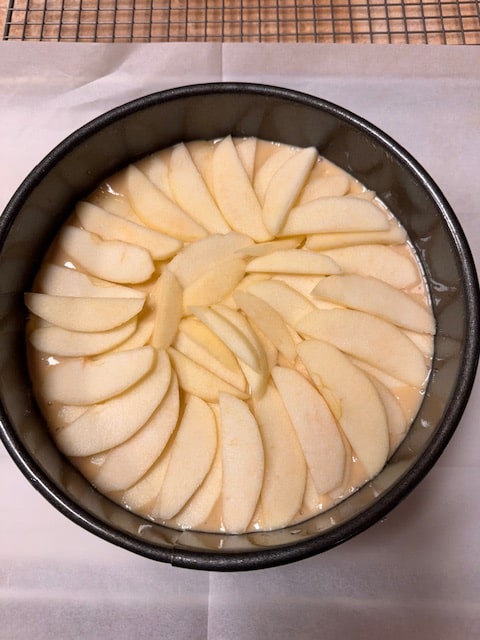 Pretty pattern for second half of apple slices