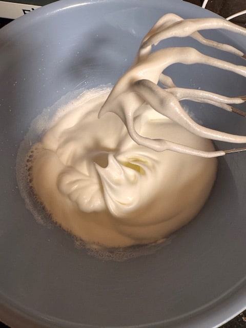 soft egg white peaks