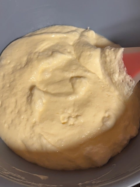 egg whites folded in