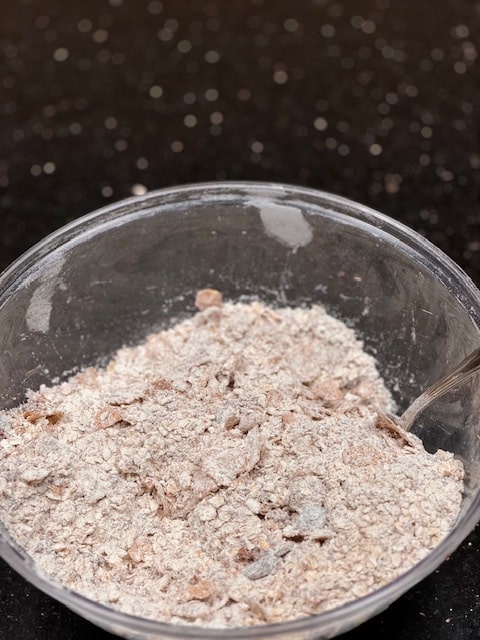 mixed dry ingredients
