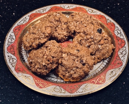 Raisin Bran Oatmeal Breakfast Cookies