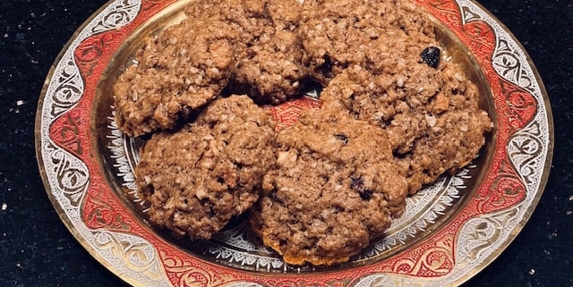 Raisin Bran Oatmeal Breakfast Cookies