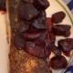 Pan seared crispy salmon with Cherry Sauce