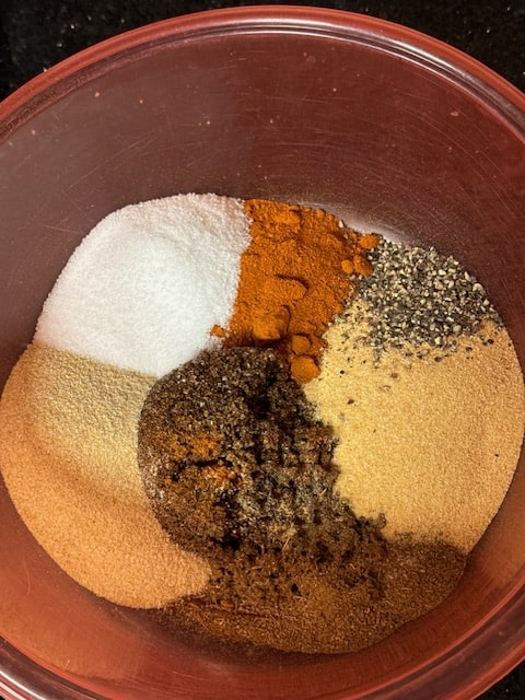 put your spices in a bowl