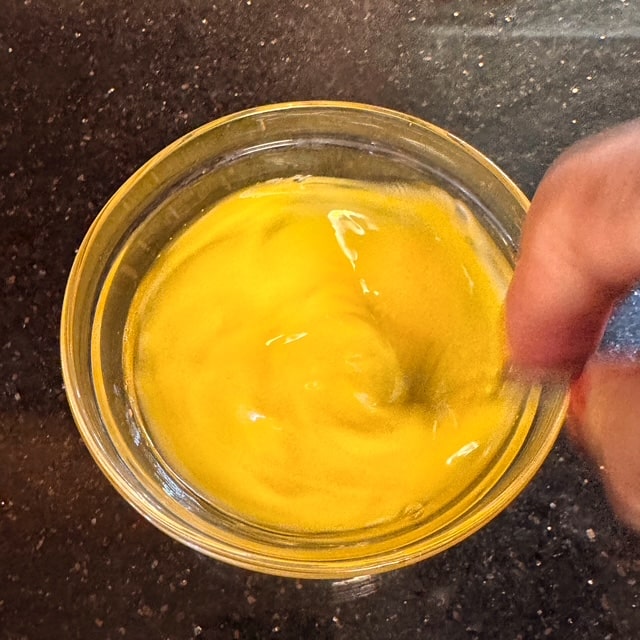 whisk eggs together thoroughly