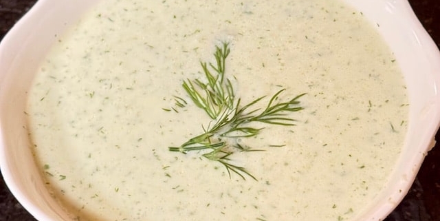 chilly dilly yogurt soup