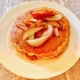 pancakes with buttered pears