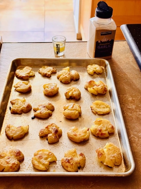 Browned and crispy potatoes