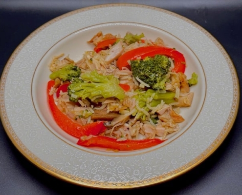 Chickeen and Rice Skillet Dinner