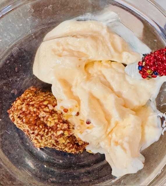 mix the mayo and mustard