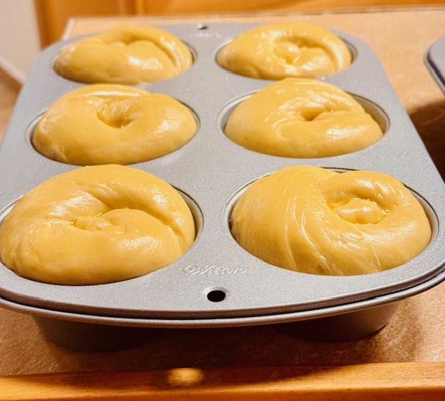 Let rolls rise for about 30 minutes