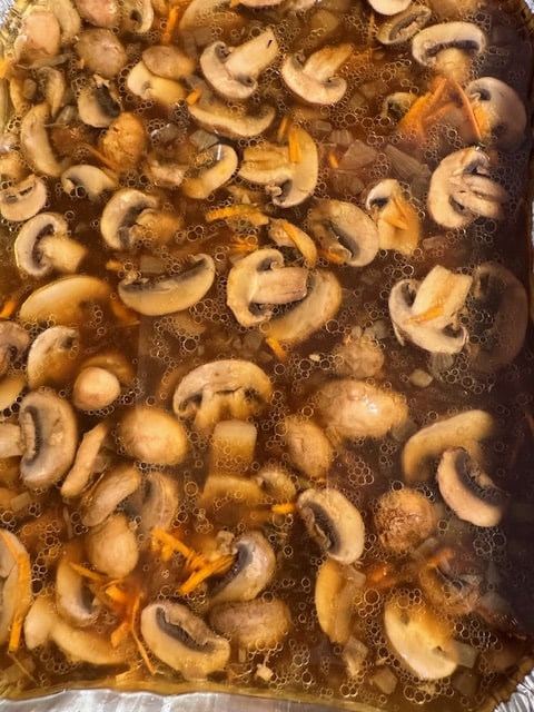 put all ingredients into 9 x 13 pan