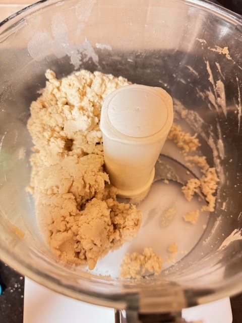 pie crust dough is formed