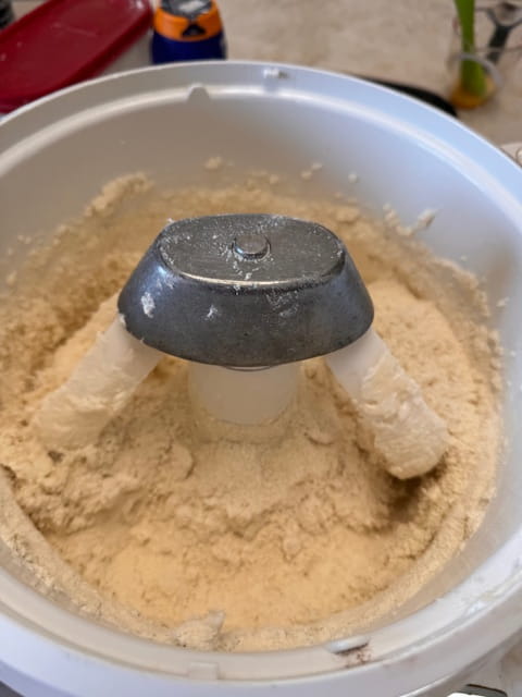 starts a bit lumpy looking