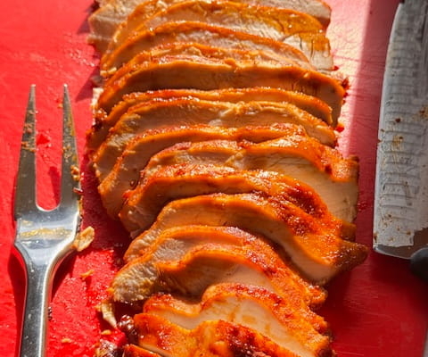 Honey Mustard Oven Roasted Turkey Breast