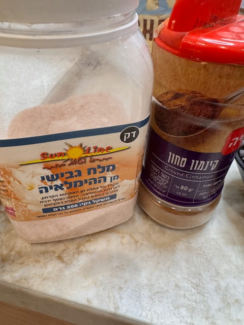 cinnamon and salt