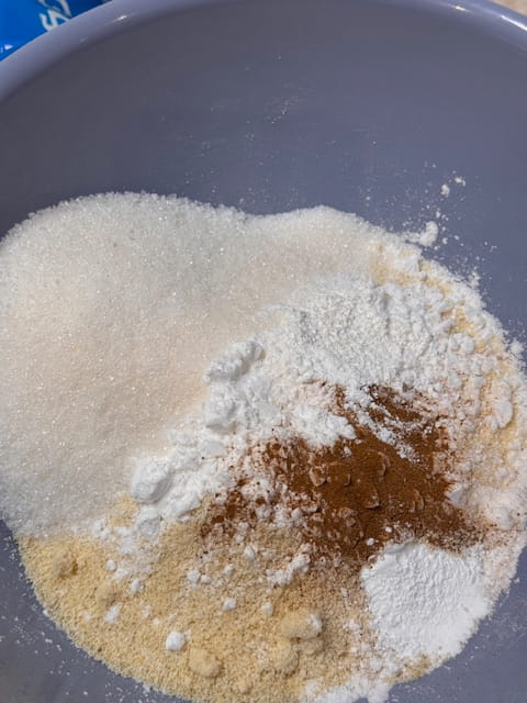 dry ingredients in bowl