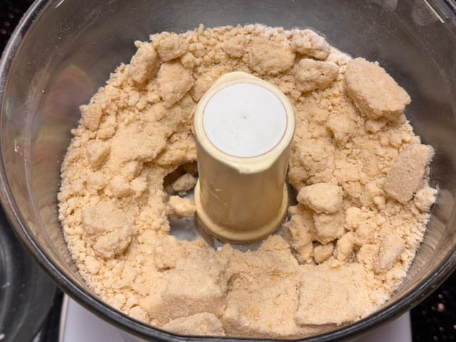 dough is crumbly and a bit dry looking