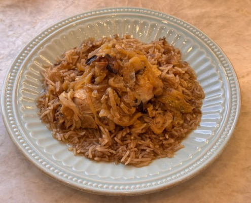 Yechiel's Chicken with Onions