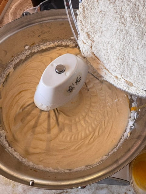 add flour mixture