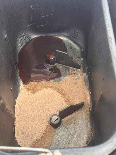 Place the yeast, silan and water in the bread machine