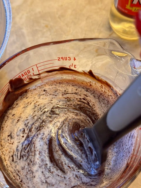 add corn syrup and cream