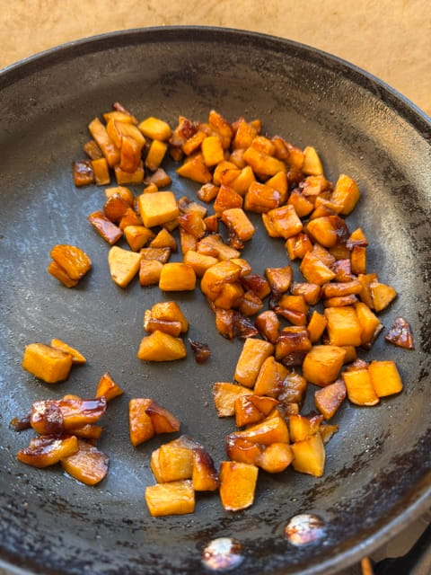caramelized apples