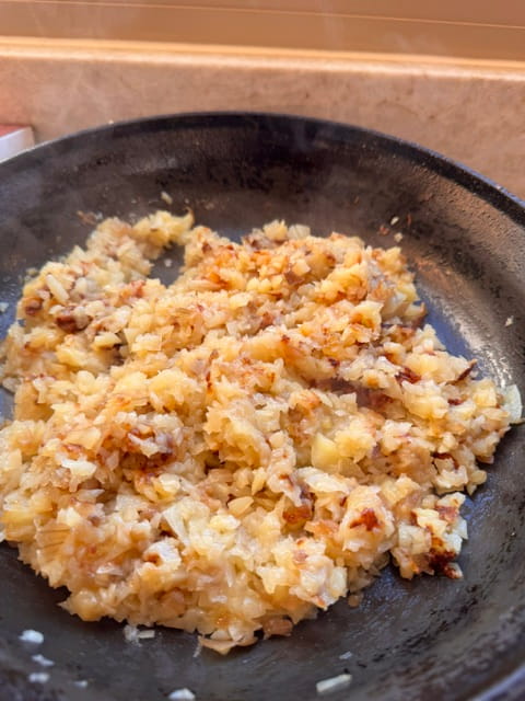 flip potatoes to the other side