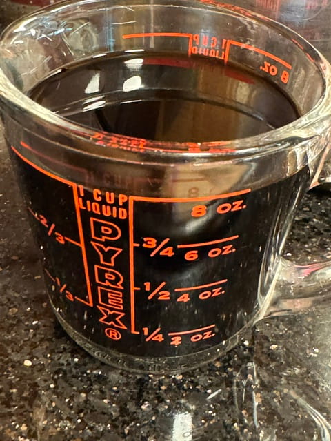 pour in the soy sauce